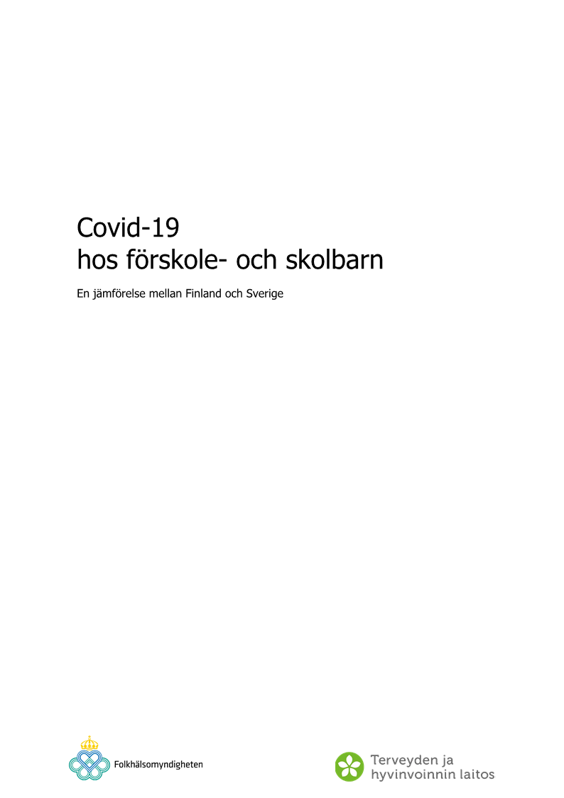Covid-19 hos förskole- och skolbarn – En jämförelse mellan Finland och Sverige