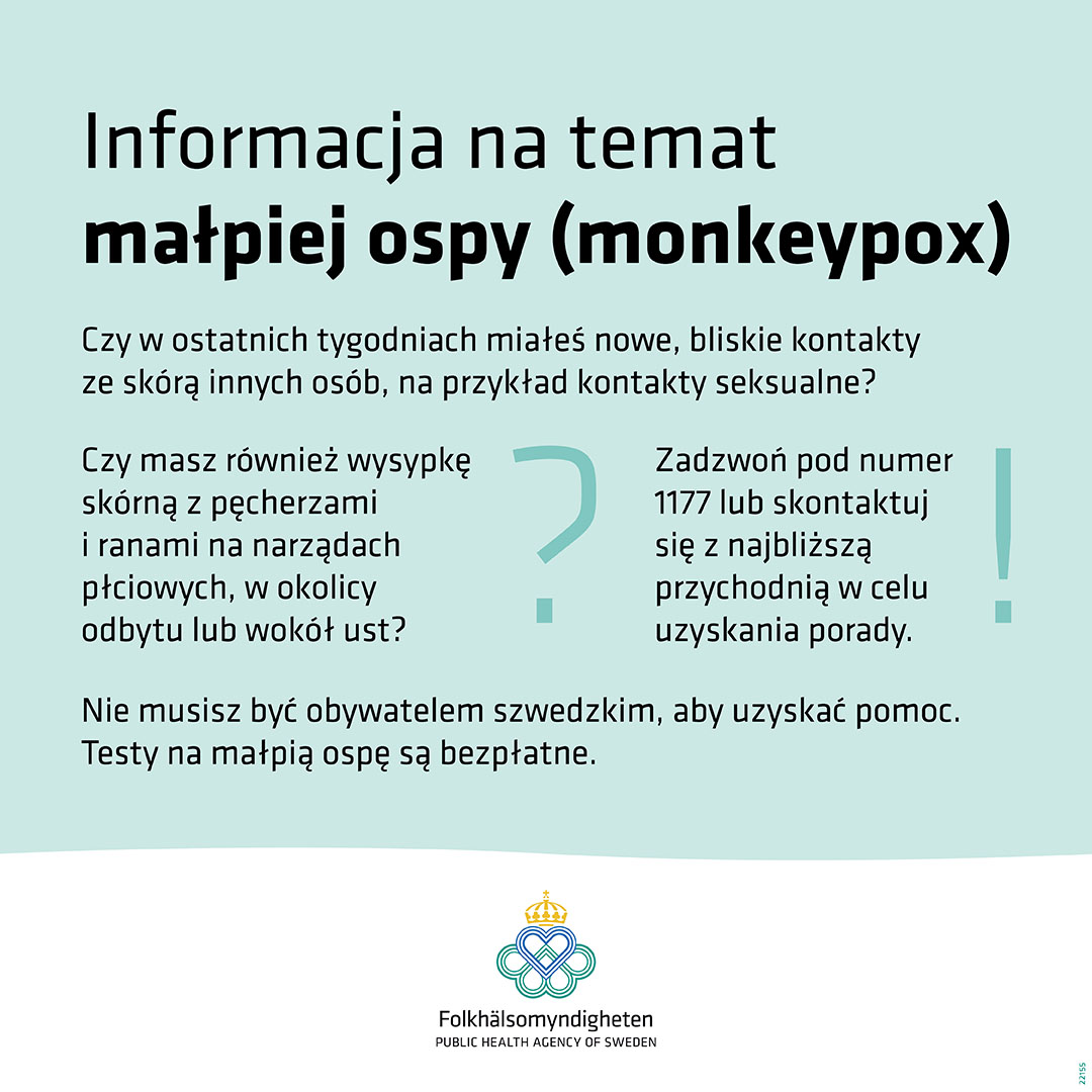 Information på polska.