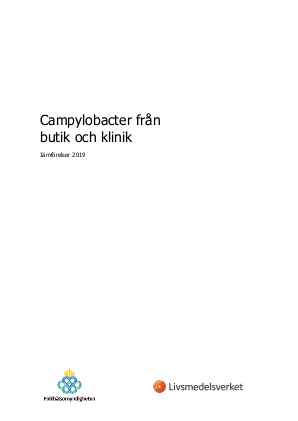 Campylobacter från butik och klinik – jämförelser 2019
