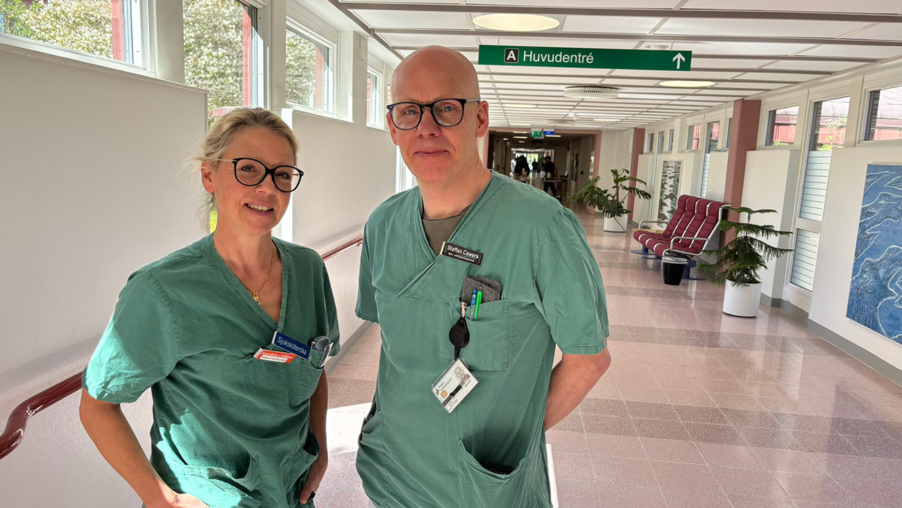 Karolina Lidåker och Staffan Cewers från Region Jönköping.