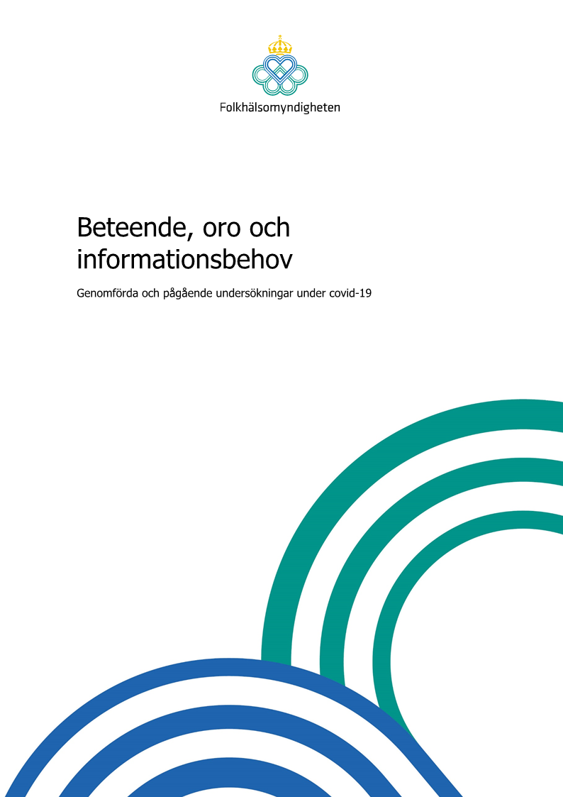 Beteende, oro och informationsbehov – Genomförda och pågående undersökningar under covid-19