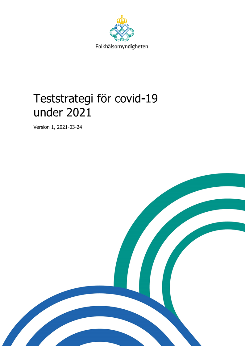 Teststrategi för covid-19 under 2021