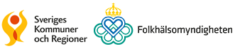 SKR och Folkhälsomyndighetens logotyper