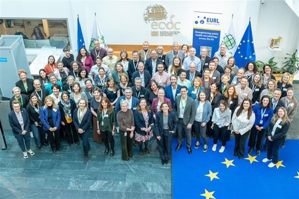 Participants at the second Network of EURLs meeting hosted by ECDC in Stockholm, April 2026.