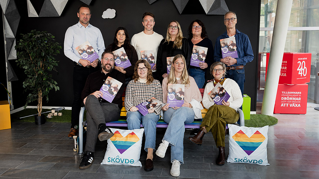 Gruppbild på Skövdes skolsociala team