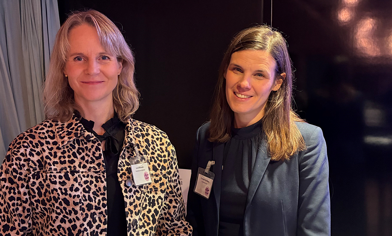 Projektledarna Lina Wiklander och Charlotte Nymberg